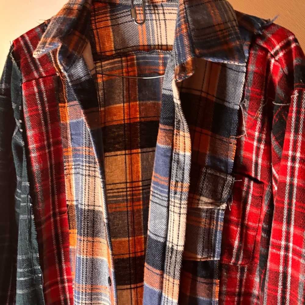 Patchwork Xlong Flannel/Shaket - image 2